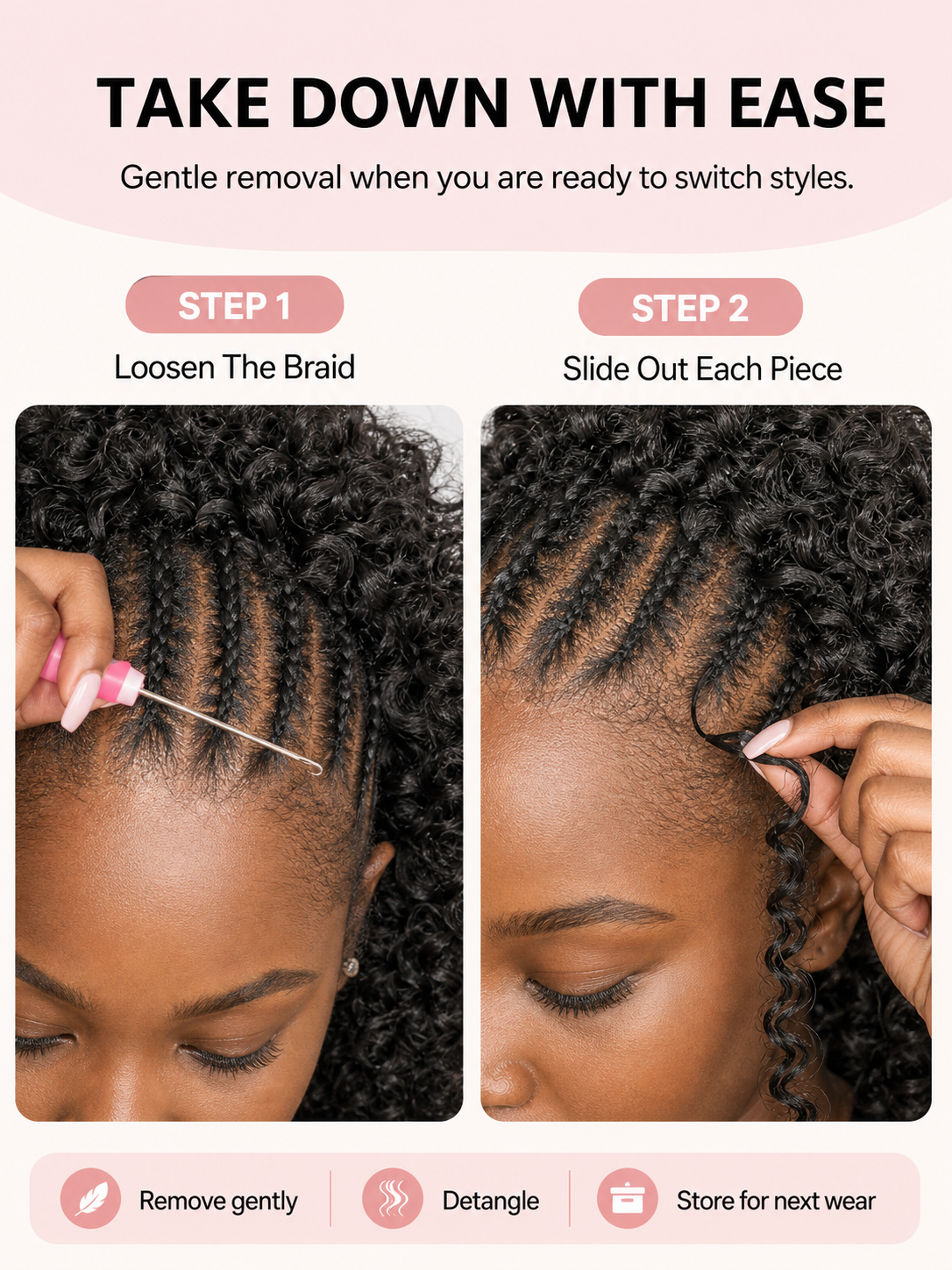 Curlovi Burmese Curly two-step removal guide